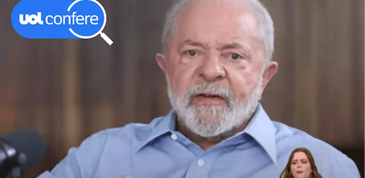 'Conversa com o presidente': Lula erra sobre Enem e obras paradas