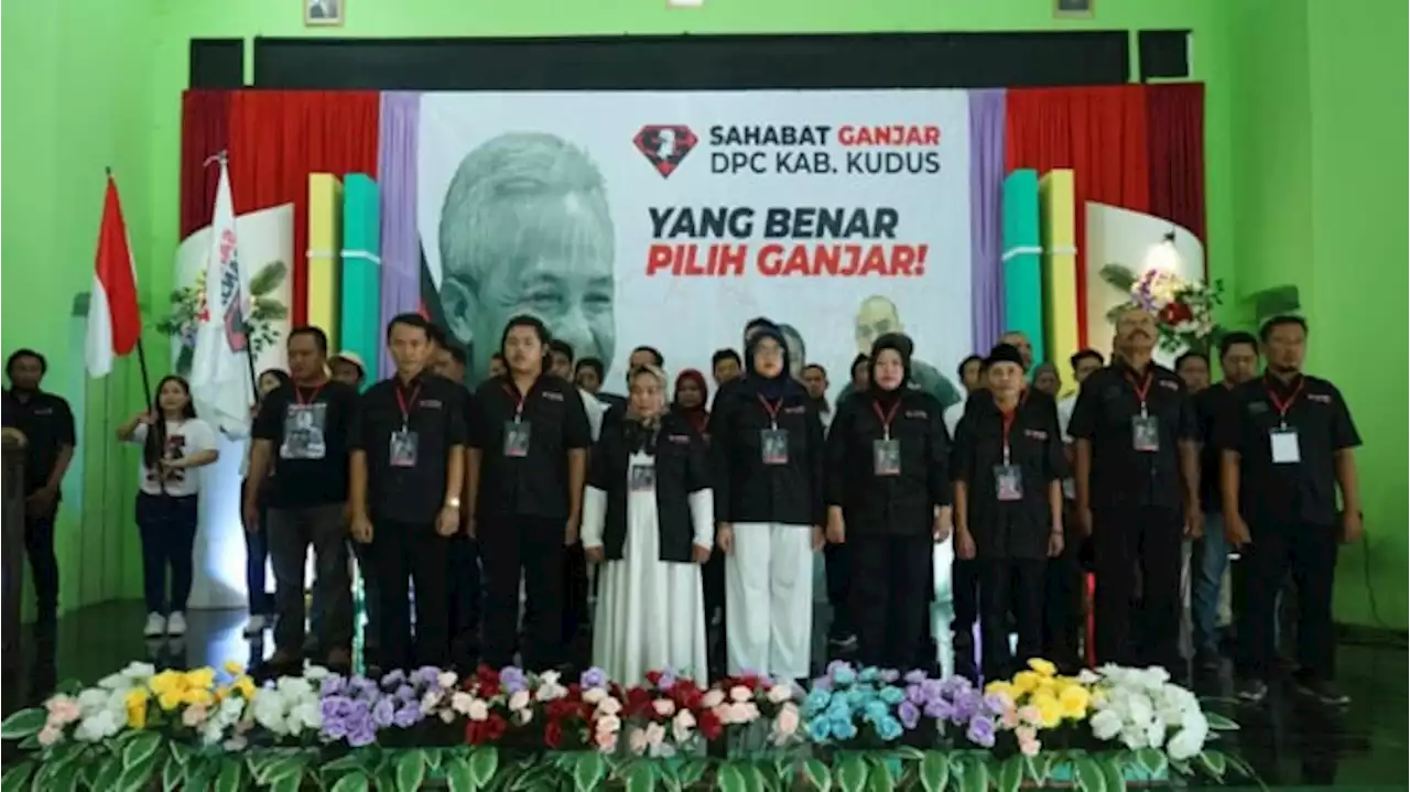 Relawan Sahabat Ganjar Kudus dan Salatiga Dikukuhkan, Makin Masif Sosialisasikan Ganjar