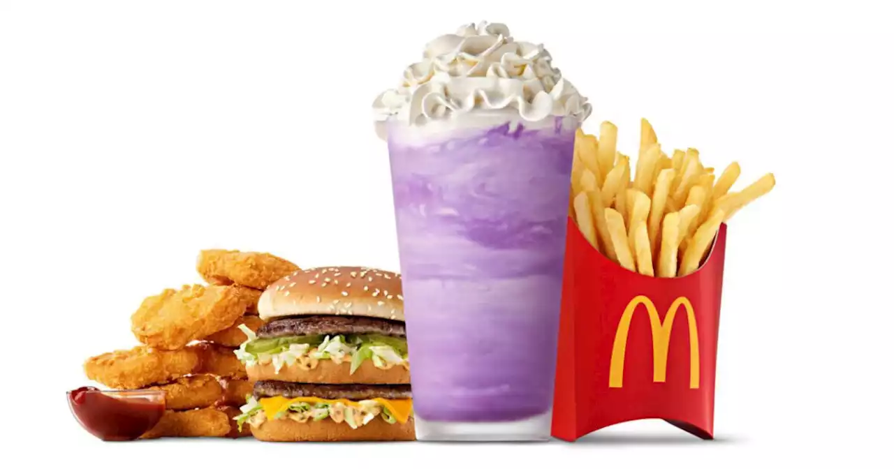 McDonald’s introduces Grimace-inspired purple shake and meal