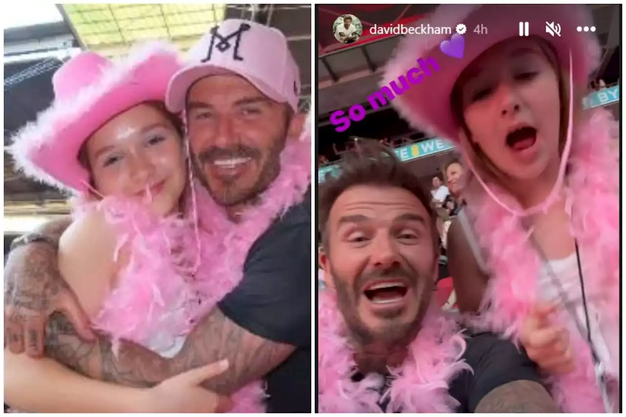 David Beckham is dad goals as he and daughter Harper enjoy ‘amazing night’ at Harry Styles gig