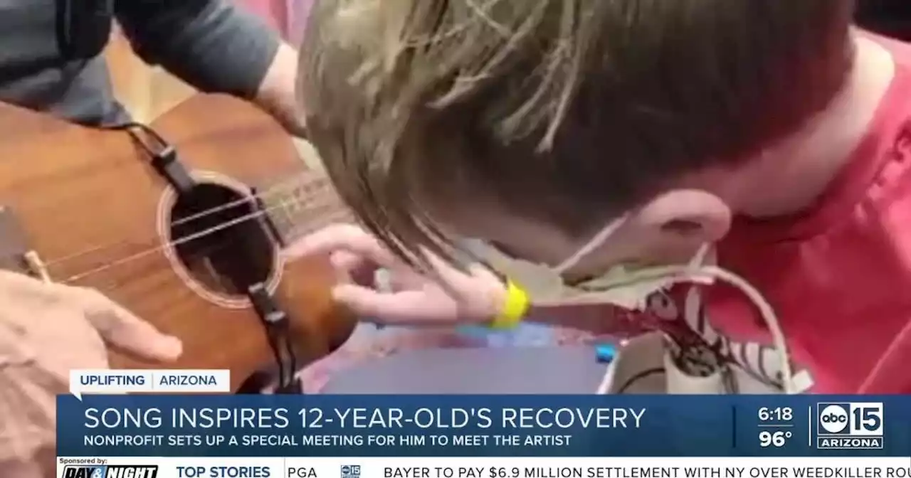 Queen Creek boy gets big surprise from musician who inspired his recovery