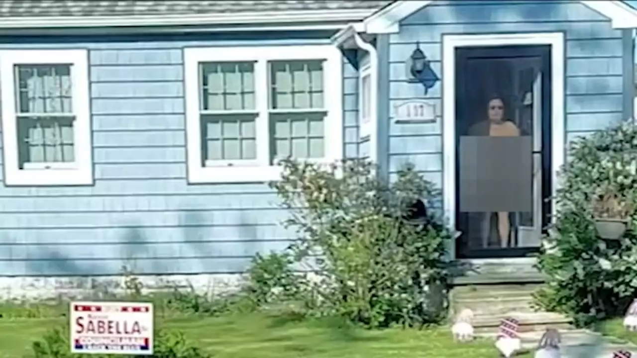 Babylon, NY Town Council candidate poses naked behind screen door of house, shocking residents