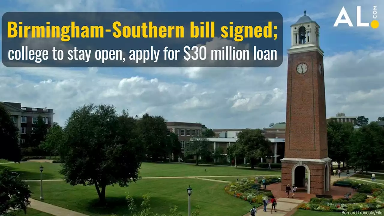 Birmingham-Southern bill signed, would give college $30 million