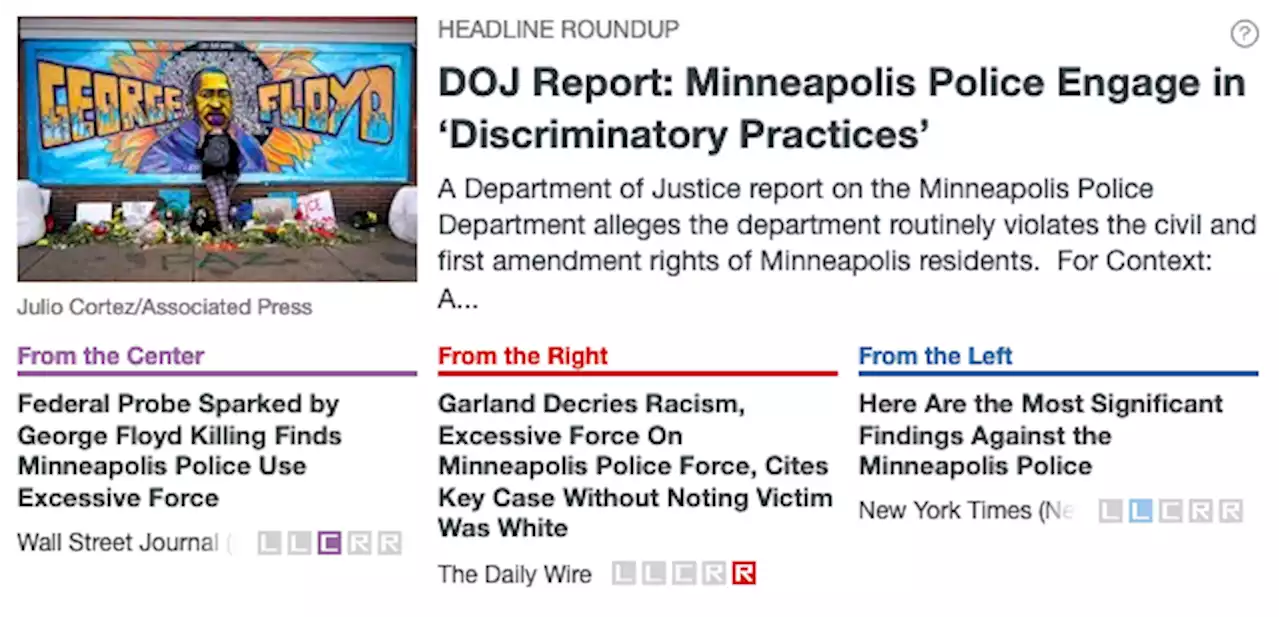 ​​DOJ Report: Minneapolis Police Engage in ‘Discriminatory Practices’