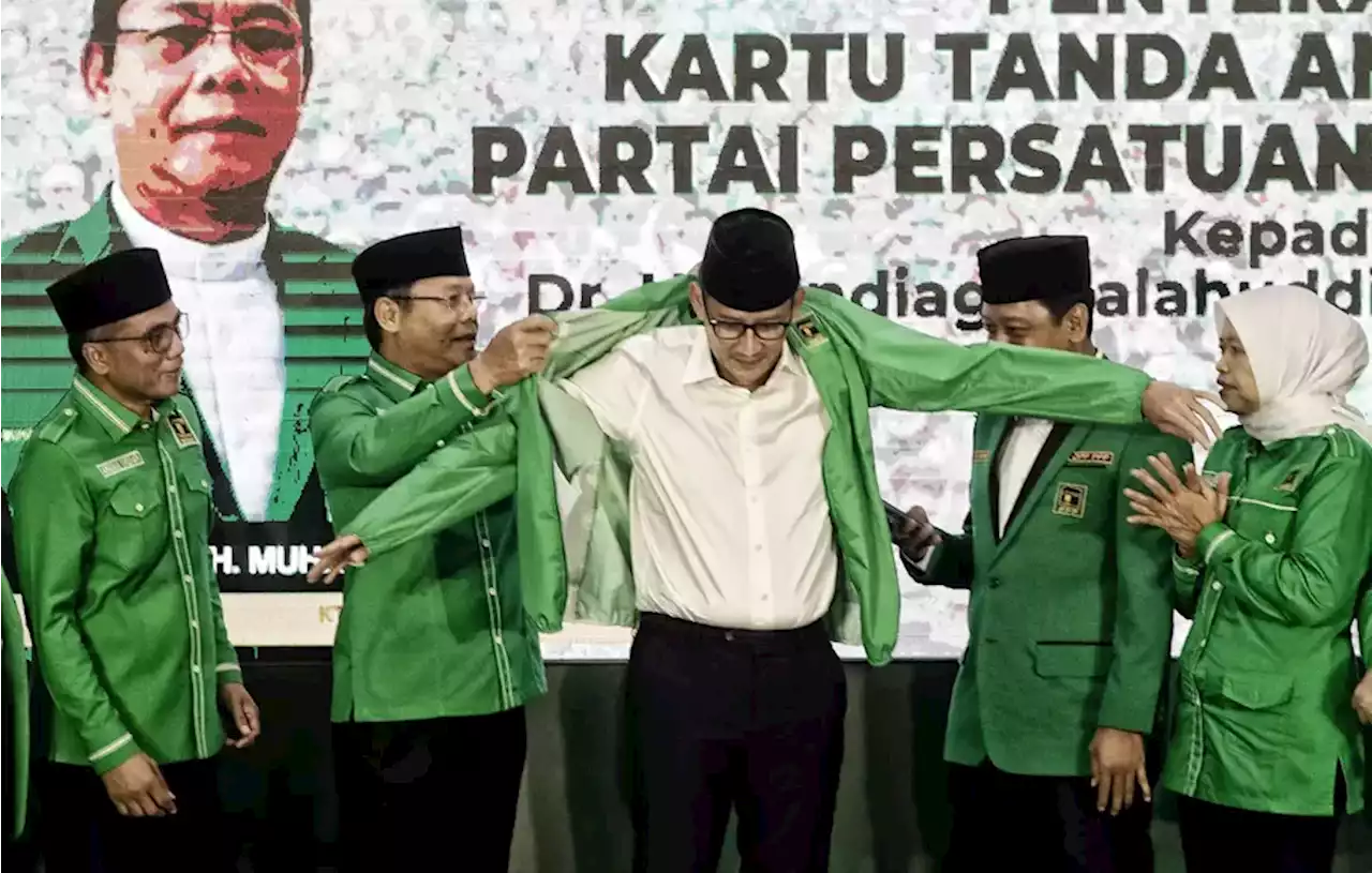 Mardiono Ungkap Tugas Sandiaga Uno di PPP, Jadi Kepala Badan Pemenangan Pemilu