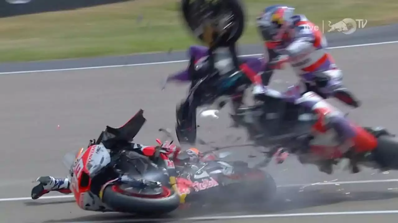 Unfall am Sachsenring: MotoGP-Star Marquez halbiert eine Ducati