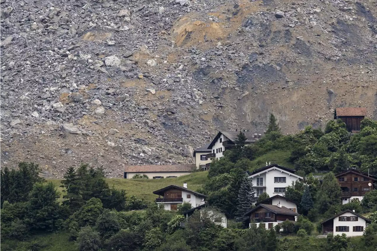 Gewaltiger Felssturz verfehlt Schweizer Bergdorf Brienz knapp