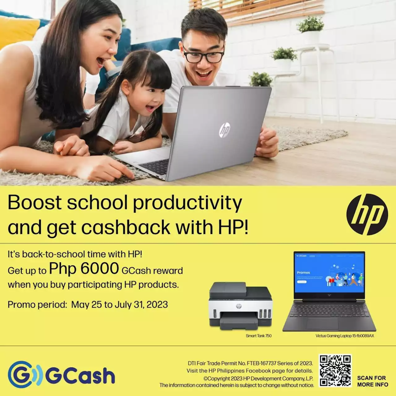 Up to P2,000 gcash, cashback can be yours with an HP Smart Tank Printer | BusinessMirror