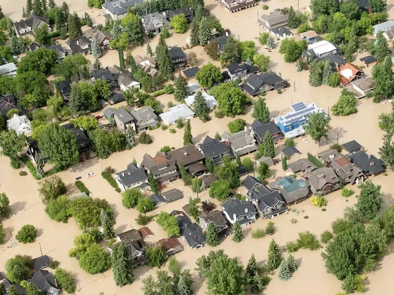 How the 2013 flood looked from the air: Seven unforgettable aerial shots