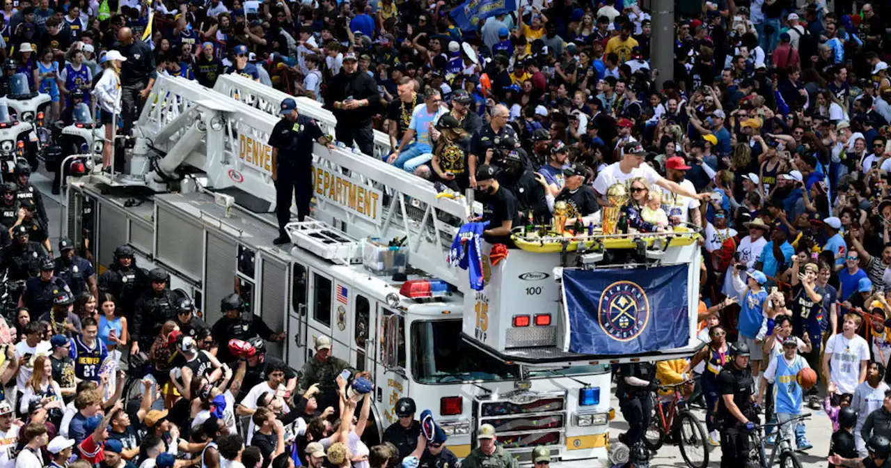 Officer seriously injured during Denver Nuggets NBA title parade