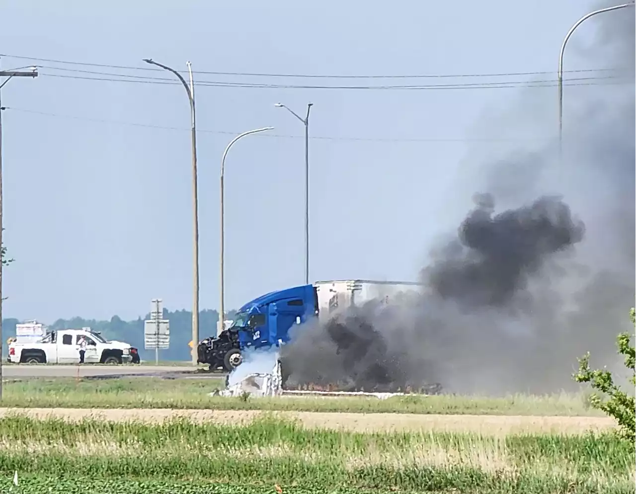 At least 10 dead, others to hospital in crash west of Winnipeg: source