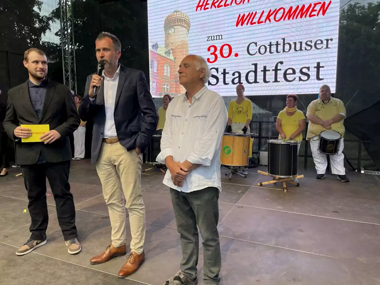 OB Tobias Schick eröffnet Cottbuser Stadtfest