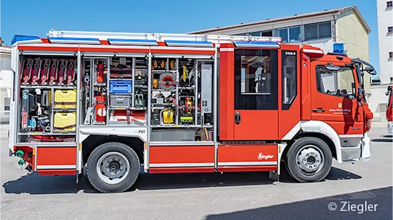 Sechs HLF 10 für die Landesfeuerwehrschule Baden-Württemberg