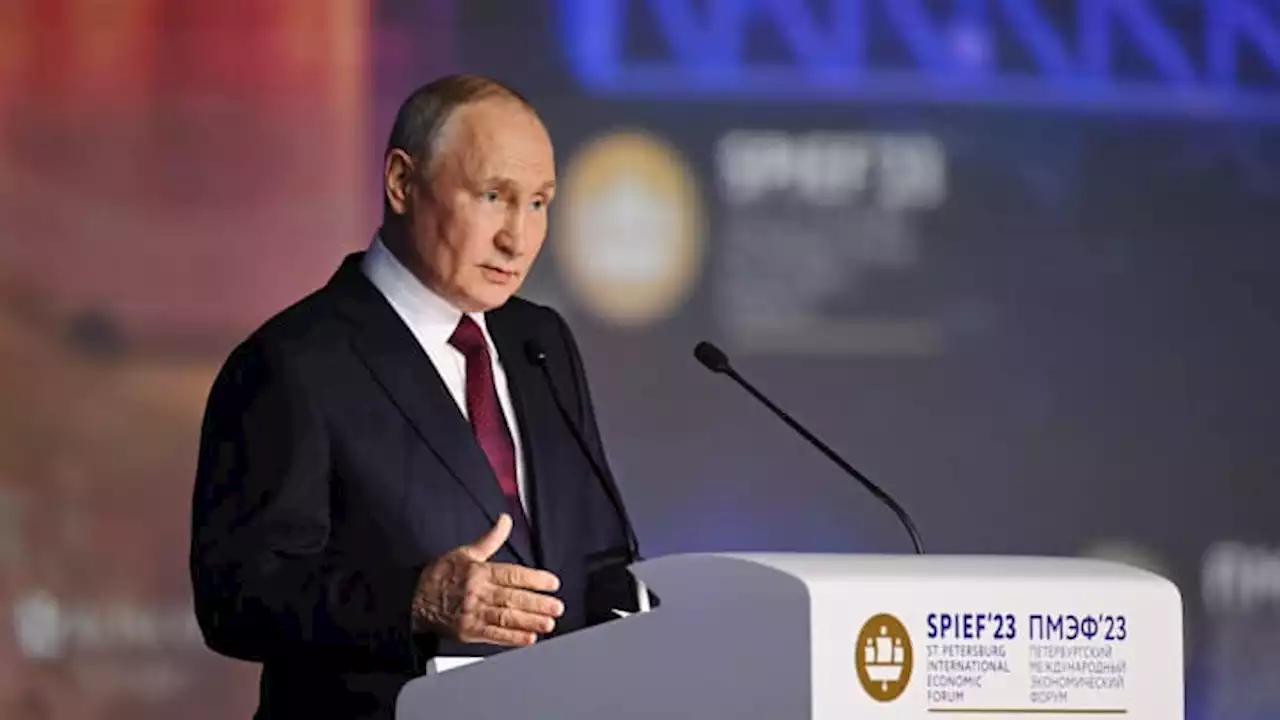 Putin extols Russian economic performance, defends military spending