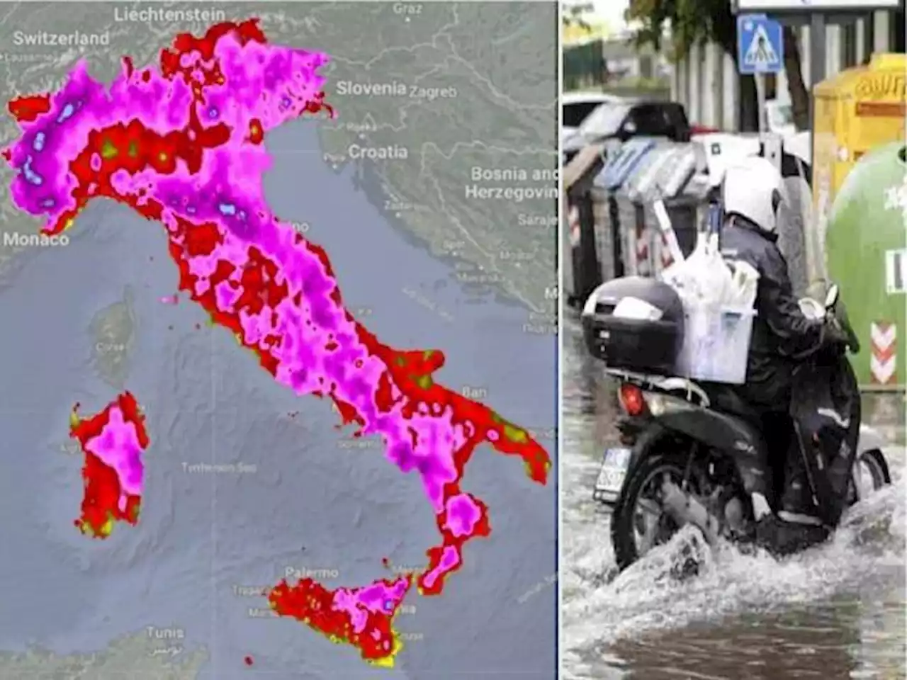 Pioggia, l’Italia da un estremo all’altro: «A maggio caduta l’acqua di sei mesi»