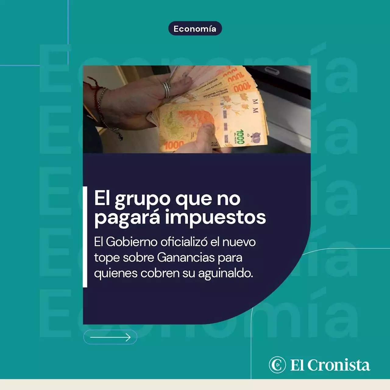 Ganancias y aguinaldo: este grupo beneficiado no pagar� el impuesto