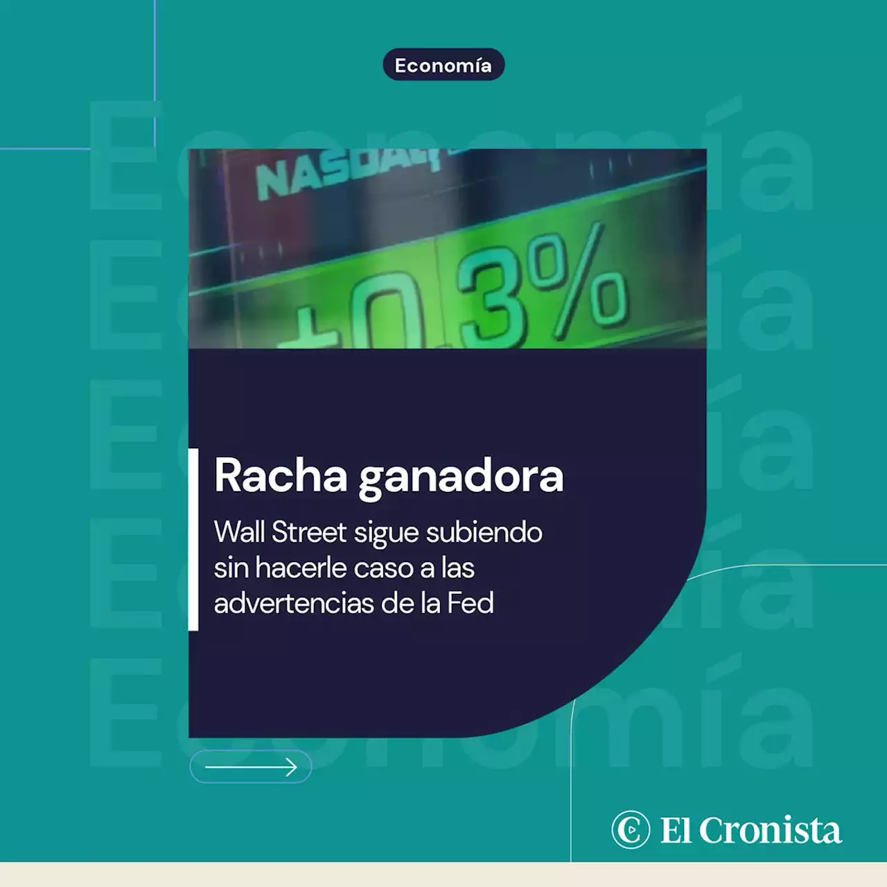 Wall Street sigue subiendo sin hacerle caso a las advertencias de la Fed