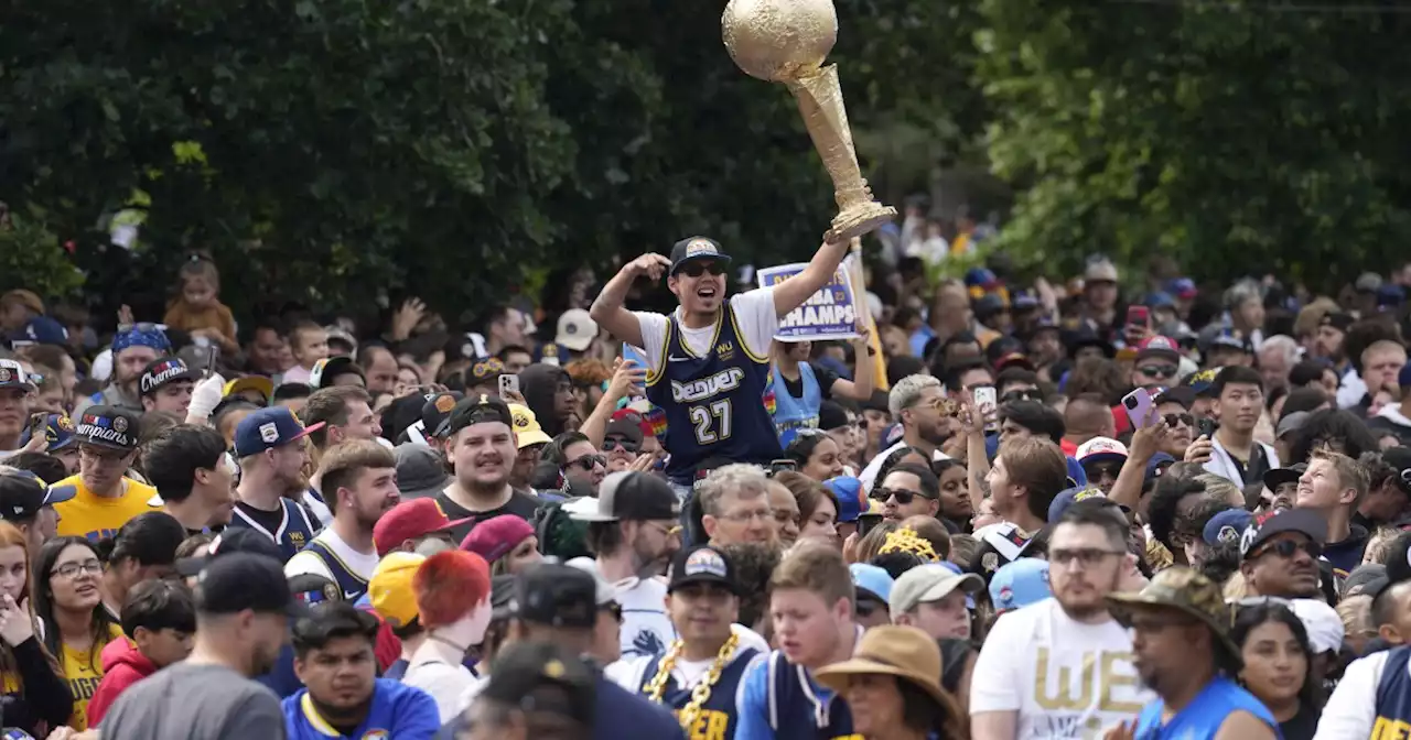 Police officer injured at Denver Nuggets parade receives surgery on leg