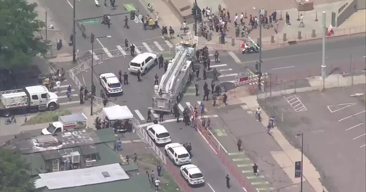 Denver police sergeant hit by a firetruck at the end of the Nuggets championship parade