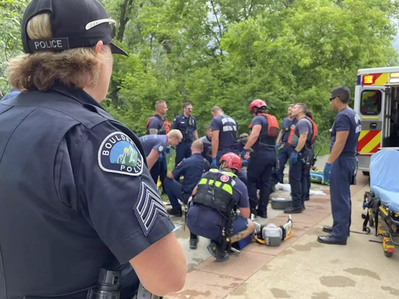 Woman pulled from Boulder Creek in critical condition