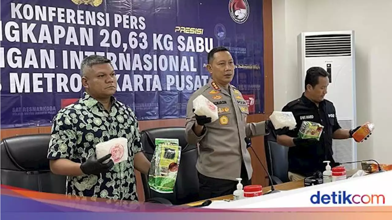 Polres Jakpus Gagalkan Peredaran 20,6 Kg Sabu Jaringan Internasional