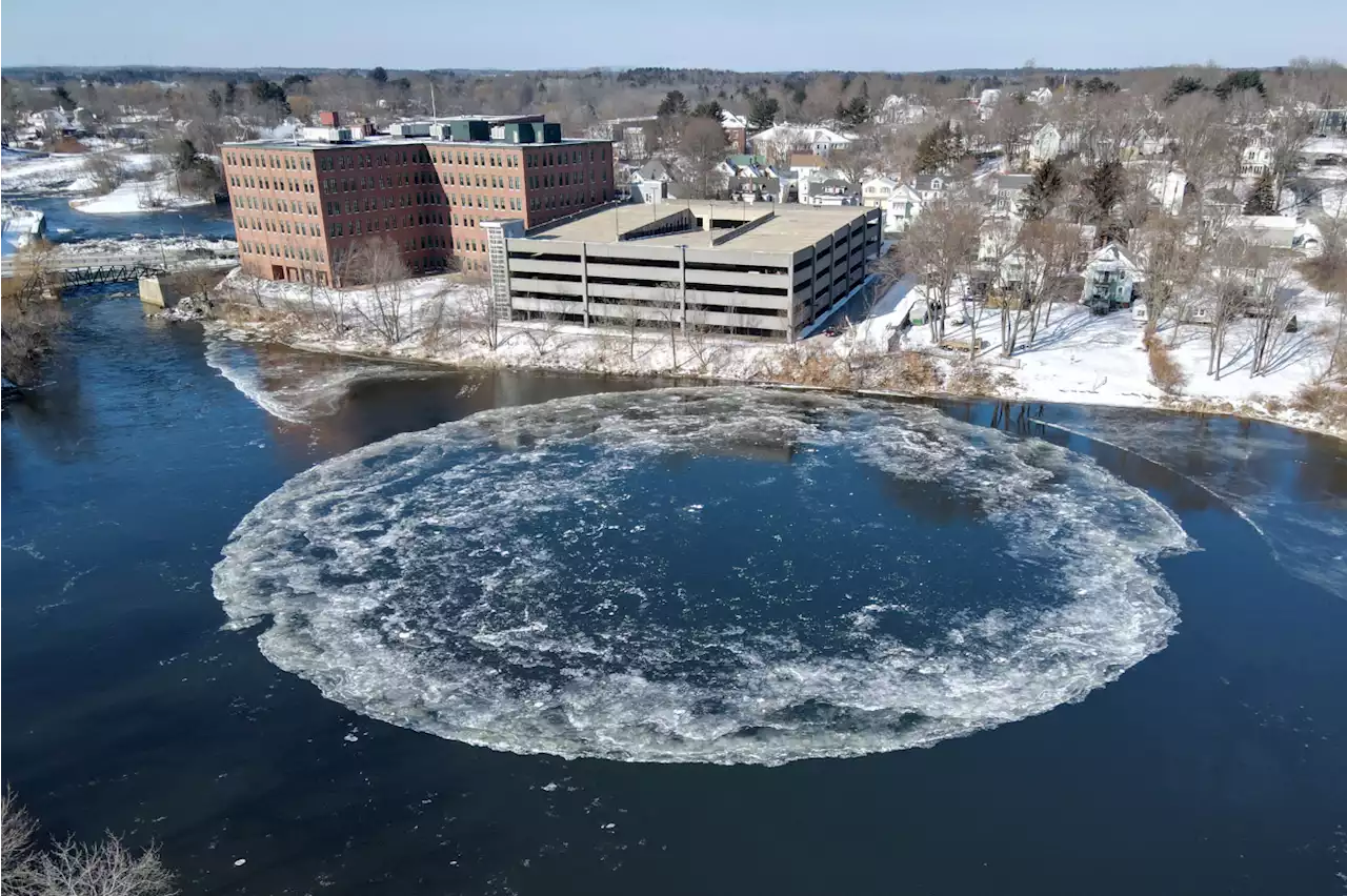 Maine’s Famous Spinning Ice Disk Is Back