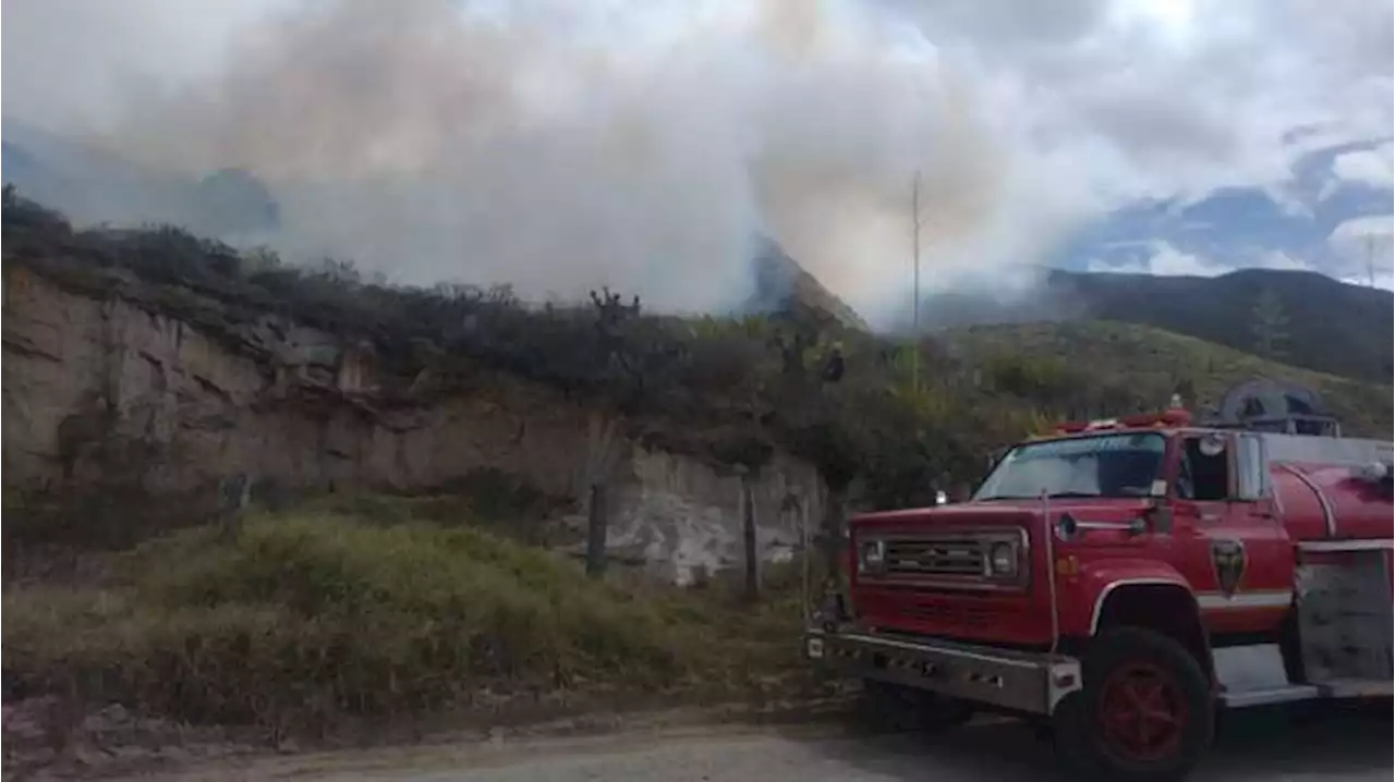 Incendio forestal en Mosquera está casi controlado, aunque persisten puntos calientes