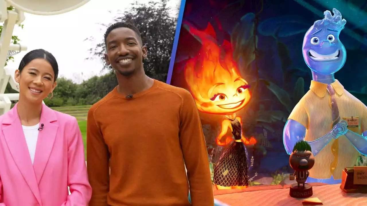 'Elemental' Stars Mamoudou Athie and Leah Lewis on the Pixar Rom-Com