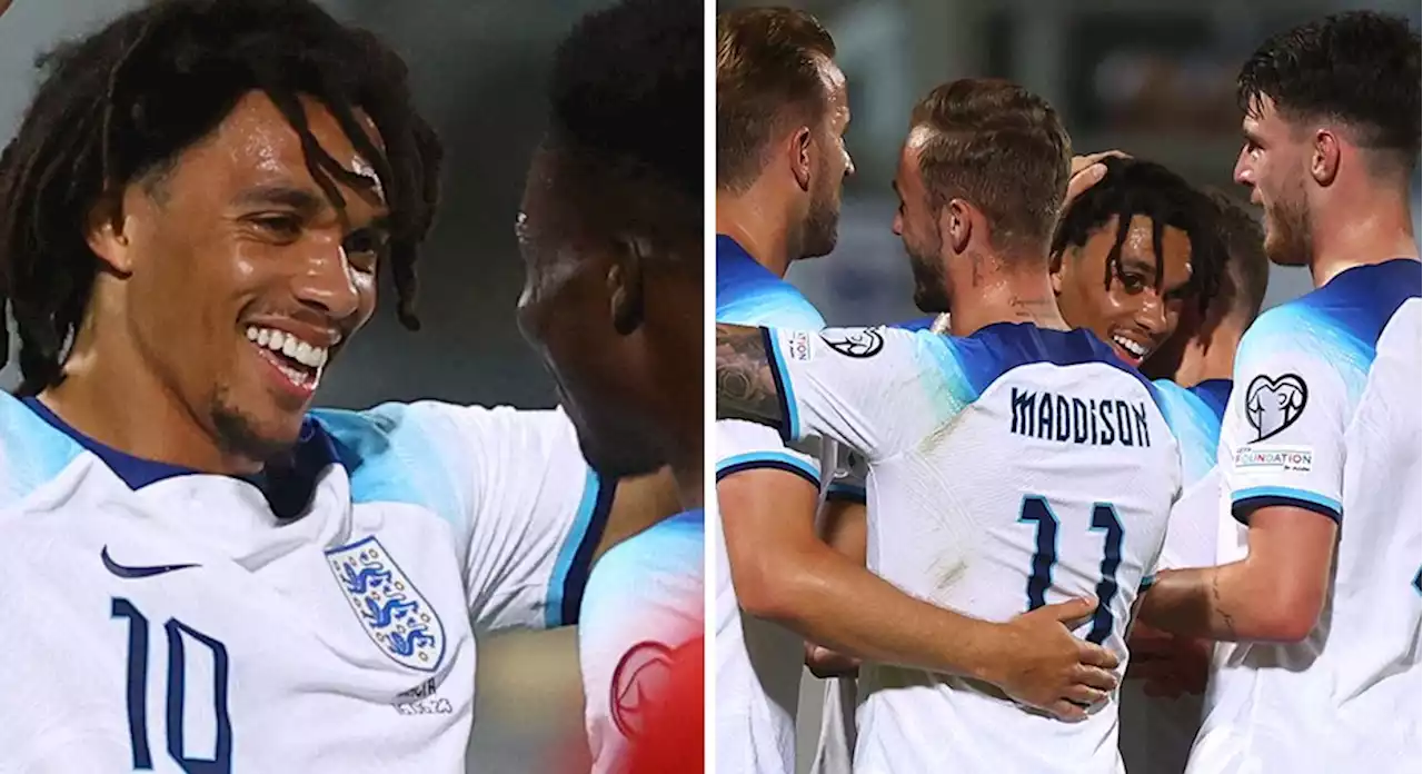 England besegrade Malta bekvämt - Alexander-Arnold hyllas