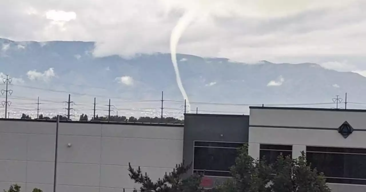 Waterspout spotted near Utah Lake on stormy day