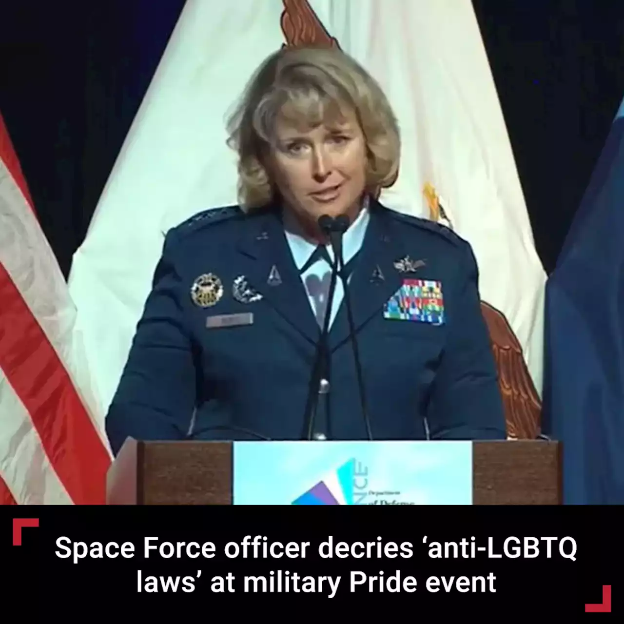 Space Force general decries 'anti-LGBTQ+' laws at Pentagon Pride event, claims they affect hiring decisions