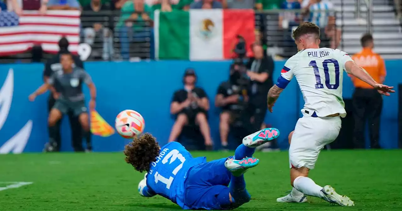 ¡Ay, Edson! Estados Unidos marcó el 1-0 por ‘pedrada’ de Álvarez que Pulisic anotó