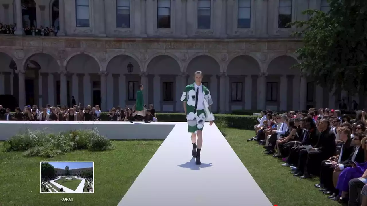 A la Milan Fashion Week, retour de Valentino sur les podiums masculins printemps-été 2024