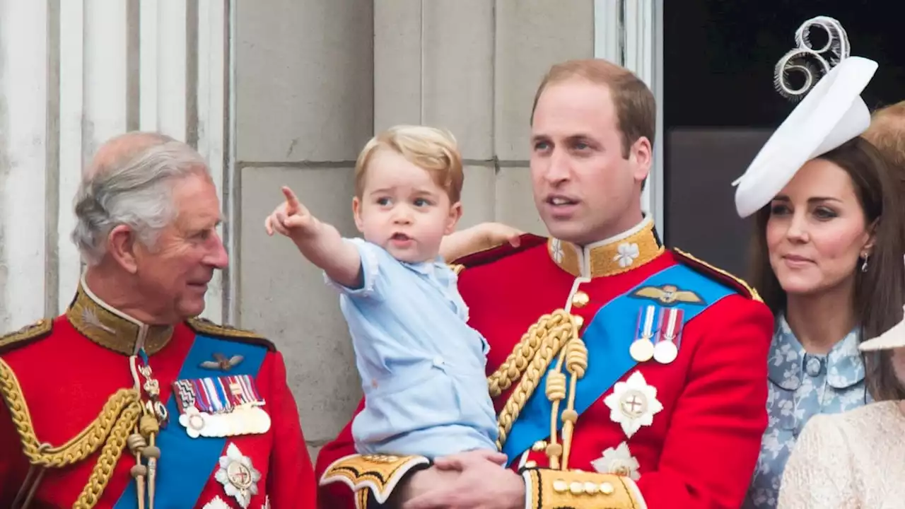 Relive the royals' first appearances at Trooping the Colour - all the photos