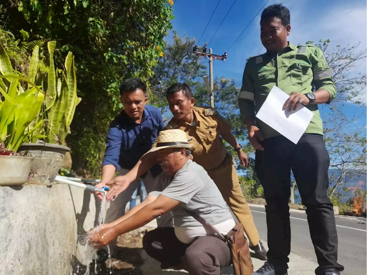 TPL Sediakan 1,5 Km Pipa Air Bersih di Sipolha Horisan