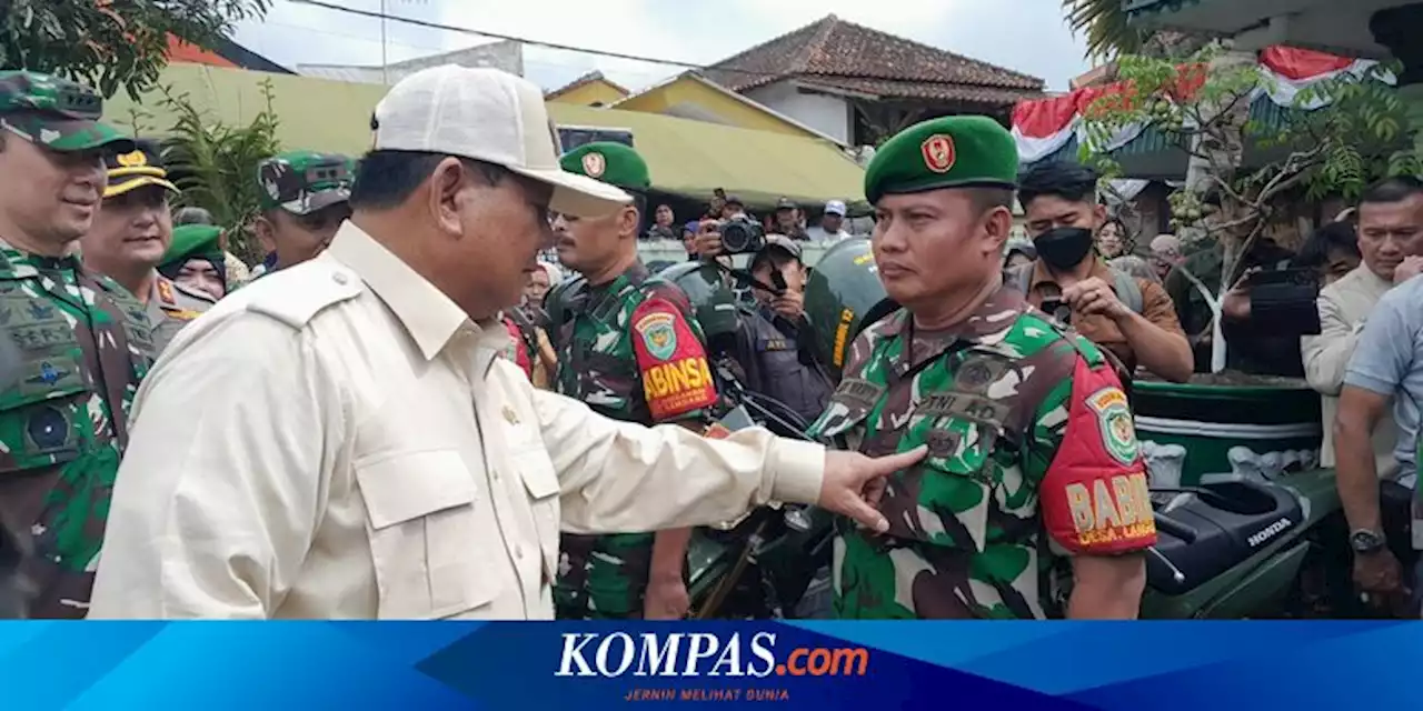 Bagi-bagi Motor di Koramil 0912/Lembang, Prabowo Diteriaki Ibu-ibu 'Presiden'