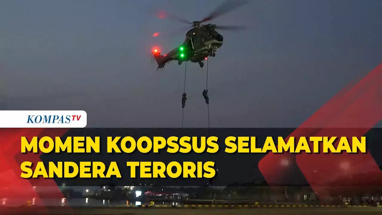 Detik-detik Pasukan Koopssus TNI Bebaskan Sandera Teroris dalam Latihan di Cirebon