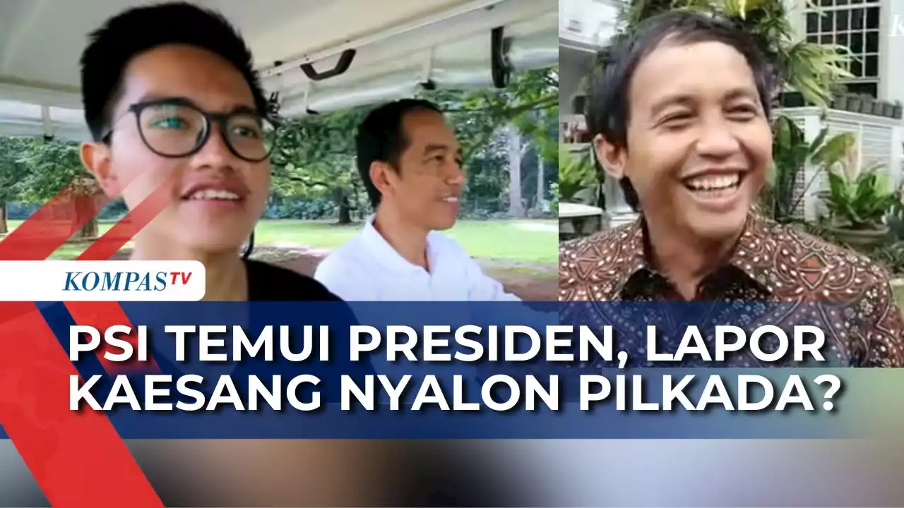 PSI Temui Presiden Jokowi, Lapor Kaesang Siap Jadi 'Depok Pertama'