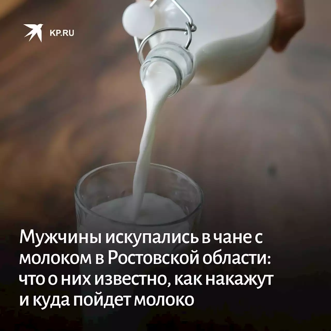 Мужчины искупались в молоке в Ростовской области: что о них известно, куда пойдет молоко, как накажут