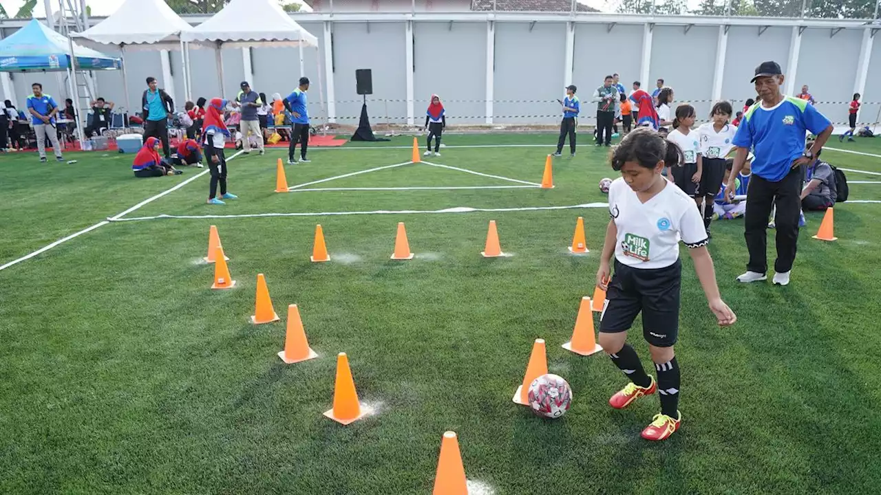 Soccer Challenge 2023 Tantang Pesepak Bola Putri Unjuk Skill