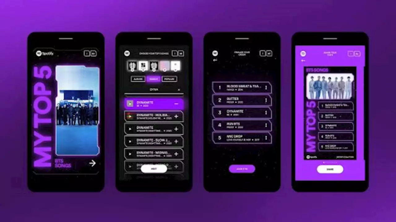 Ini Cara Bikin My Top 5: BTS Songs di Spotify