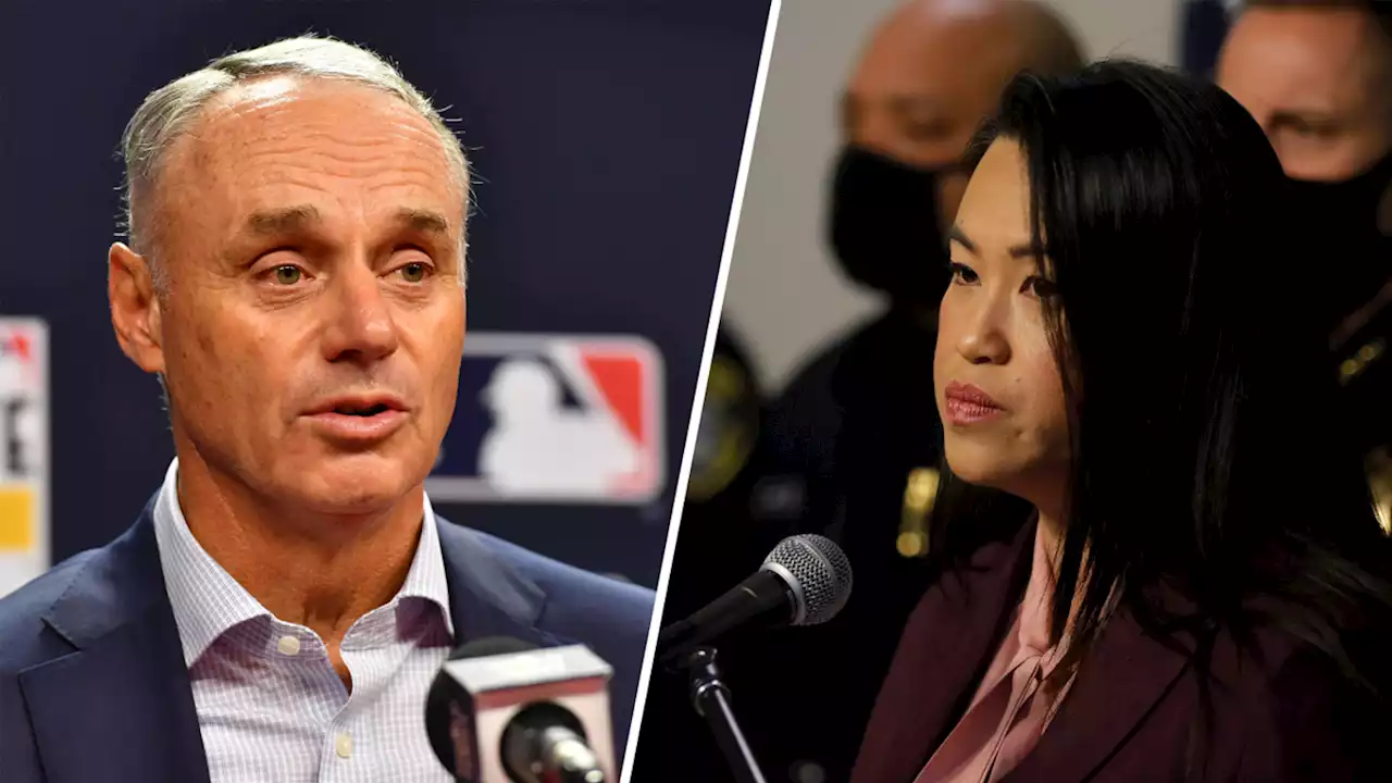 Manfred, Oakland mayor strongly differ on city's A's commitment