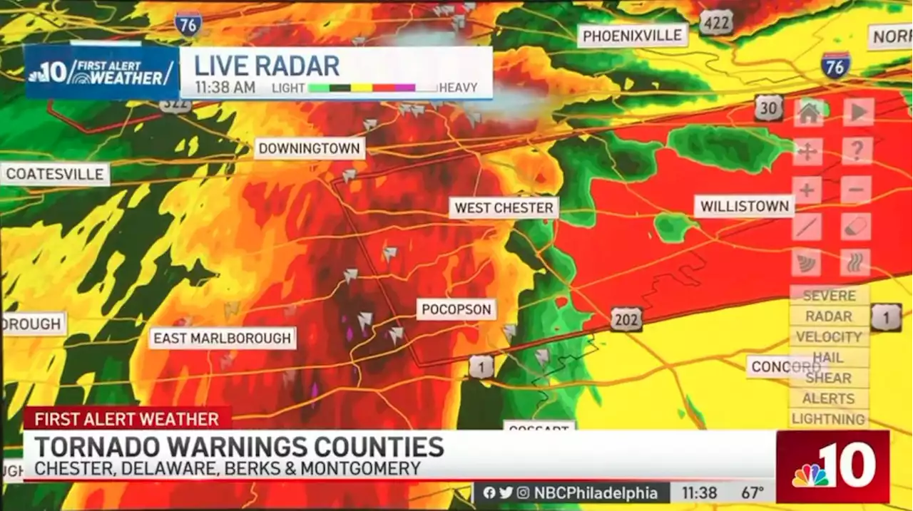 First Alert Weather: Tornado, severe storm warnings