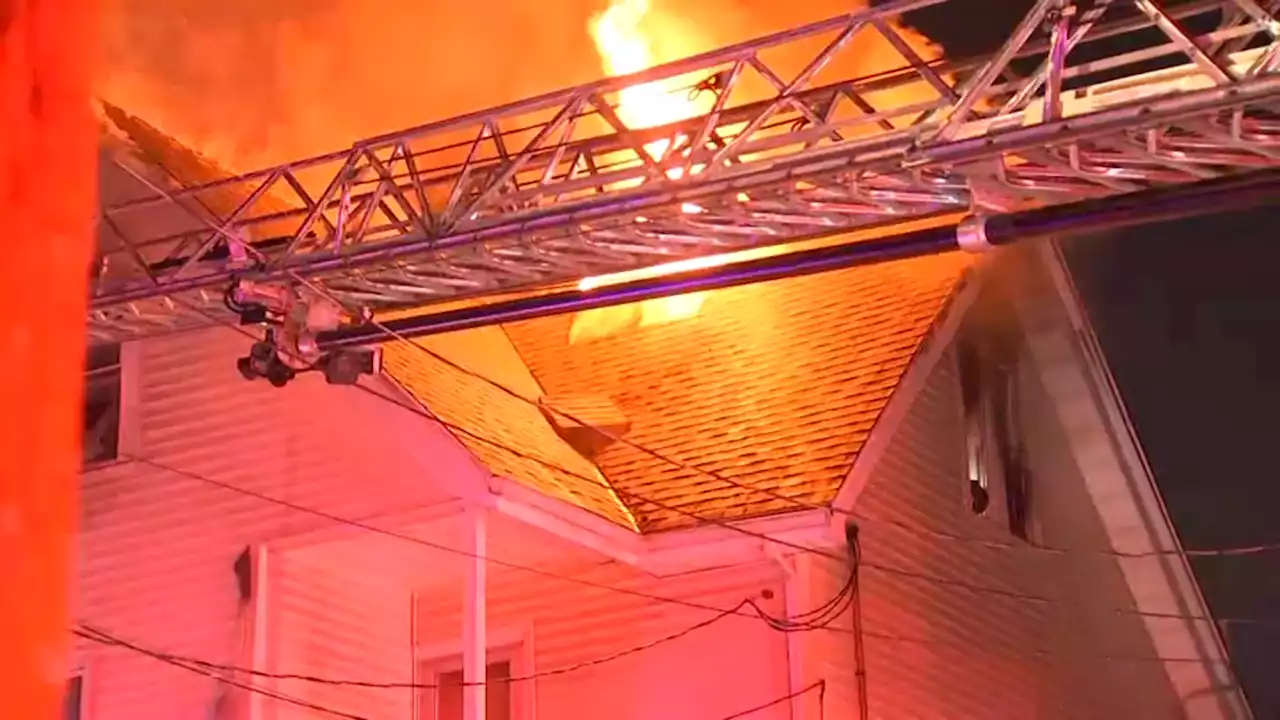 Heavy fire requires ‘intensive' manpower to knock down in Malden