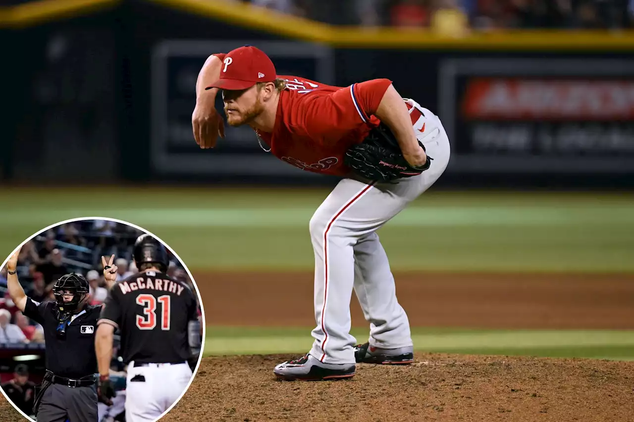 Craig Kimbrel called for three pitch clock violations, still gets save for Phillies