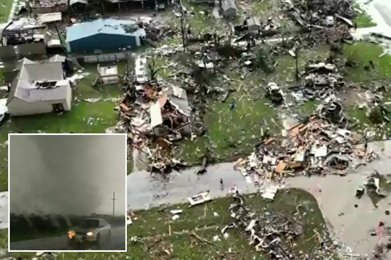 Horrifying tornado causes ‘significant damage’ to Texas town: drone video