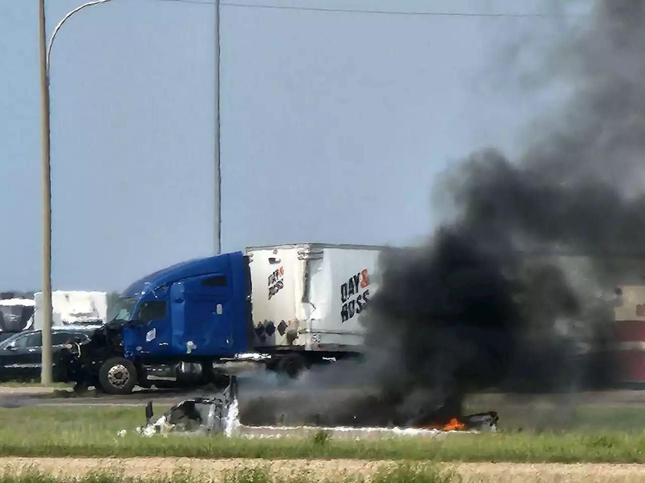 At least 10 dead after 'very serious' crash on Trans-Canada Highway in Manitoba