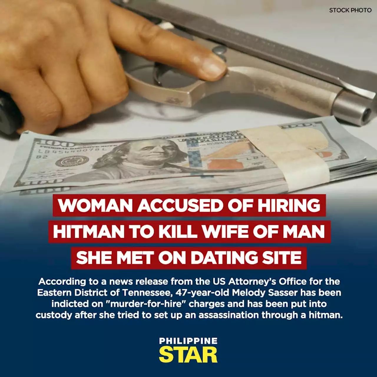 Woman accused of hiring hitman to kill wife of man she met on dating site