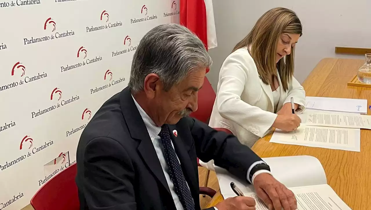 PRC y PP firman el acuerdo que permitirá a Buruaga ser presidenta 'sin ataduras'