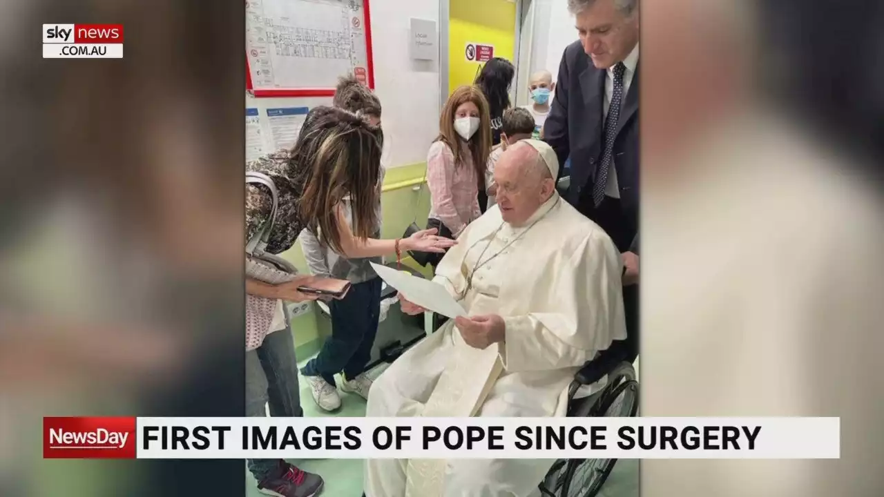 Vatican publish first images of Pope Francis after his surgery